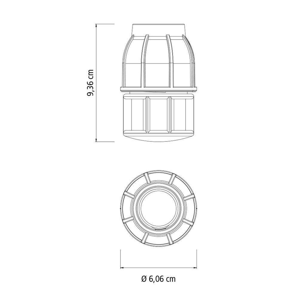 Tampão De Compressão 32 Mm Tramontina Para Mangueiras De Pead Tramontina - 3