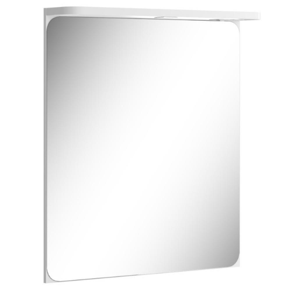 Conjunto Banheiro Gabinete Com Cuba E Espelheira Moira B06 Branco Cristal Noce Amêndoa - Lyam Decor - 5