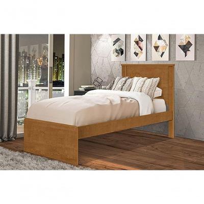 Cama Barcelona Solteiro Nature C/ Colchão - Tebarrot