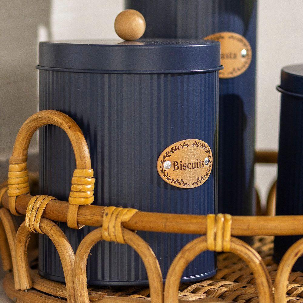 Porta Biscoito Copa E Cia Enjoy Flow Azul - 4