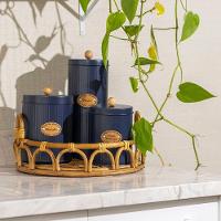 Porta Biscoito Copa E Cia Enjoy Flow Azul - 2