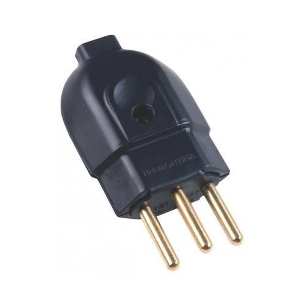 Pino Macho 3p 20a Preto - Uso Doméstico - Tramontina - 1