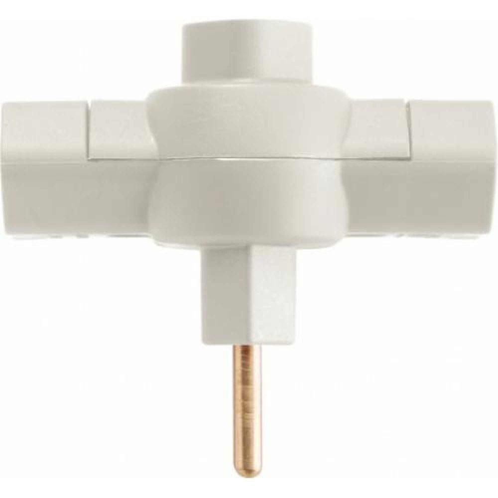 Pino Três Saídas 2p 10a Cinza - Uso Doméstico - Tramontina - 1