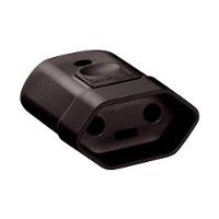 Pino Fêmea 2p 20a Preto - Uso Doméstico - Tramontina - 1