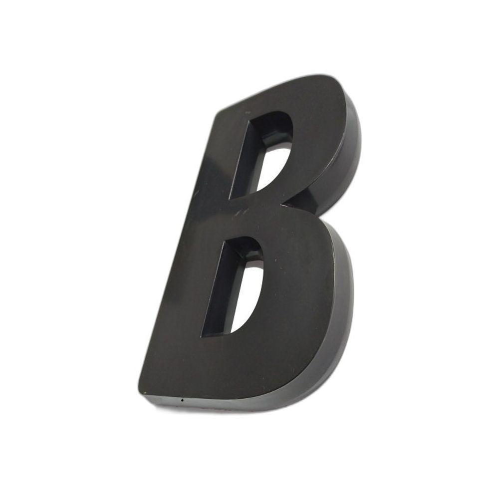 Número Residencial Preto 3d Porta Parede Casa Prédio Empresa B - 5