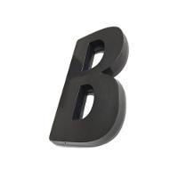 Número Residencial Preto 3d Porta Parede Casa Prédio Empresa B - 5