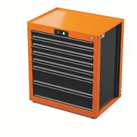 Módulo Smart System Para Bancada Com 7 Gavetas Tramontina Pro Laranja Tramontina - 1