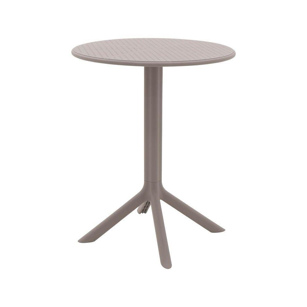 Mesa Tramontina Titânia Em Polipropileno Camurça 60 Cm Tramontina - 1