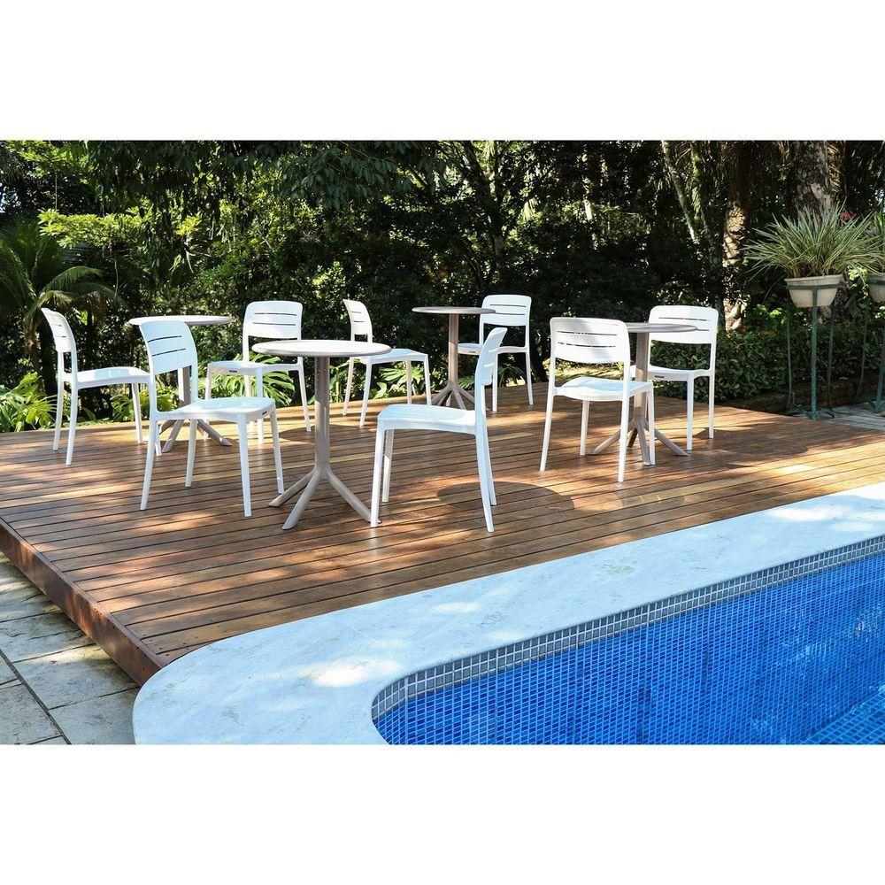 Mesa Tramontina Titânia Em Polipropileno Camurça 60 Cm Tramontina - 2