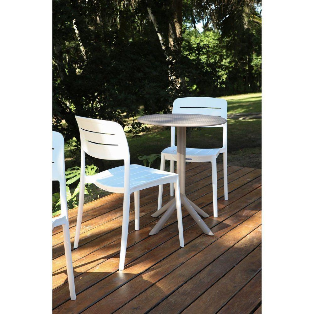 Mesa Tramontina Titânia Em Polipropileno Camurça 60 Cm Tramontina - 3