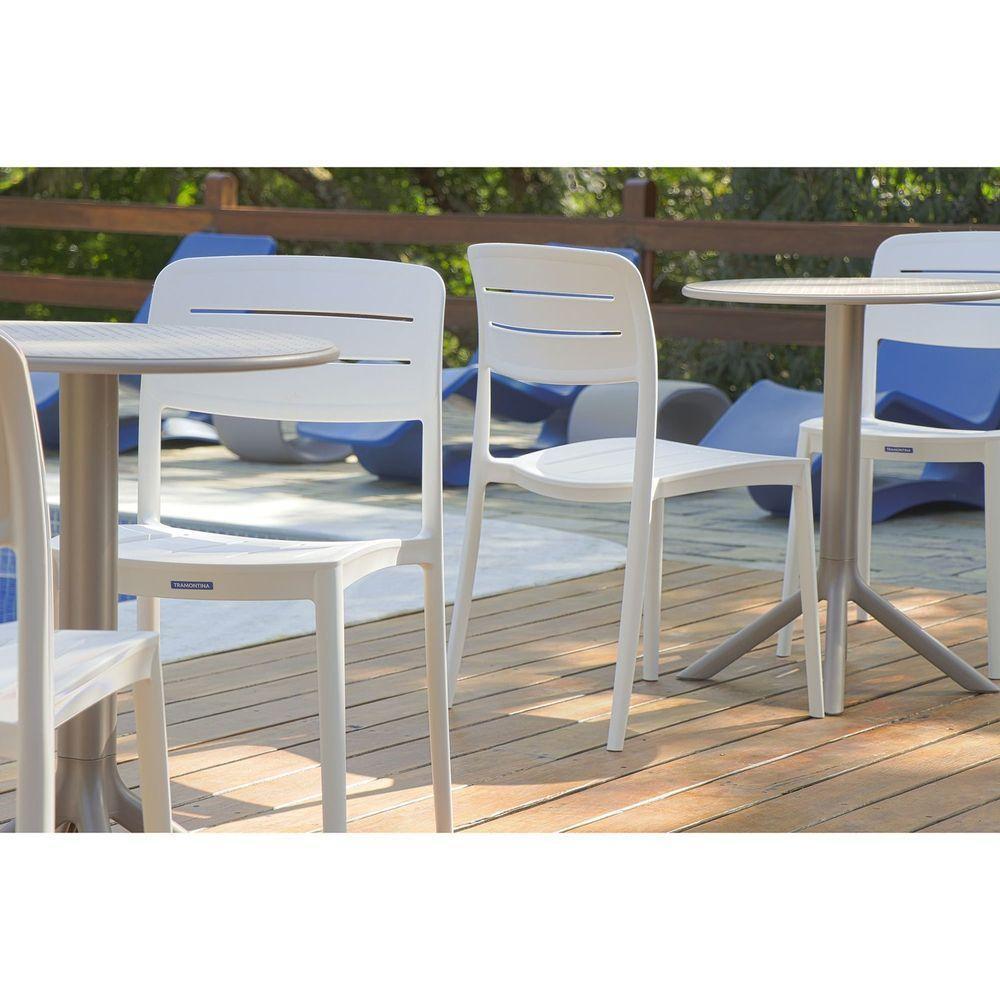 Mesa Tramontina Titânia Em Polipropileno Camurça 60 Cm Tramontina - 4