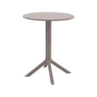 Mesa Tramontina Titânia Em Polipropileno Camurça 60 Cm Tramontina - 1