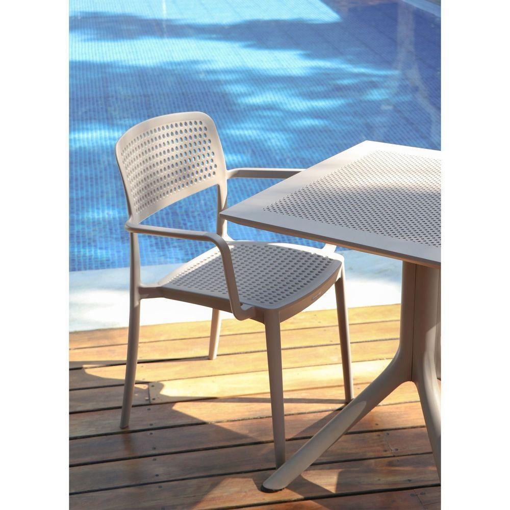 Mesa Tramontina Oberon Em Polipropileno Camurça 70 Cm Tramontina - 4