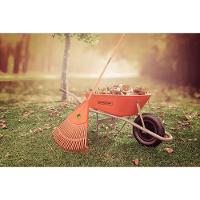 Vassoura Plástica Laranja Tramontina Com 26 Dentes E Cabo De Madeira 120 Cm Desmontado Tramontina - 2