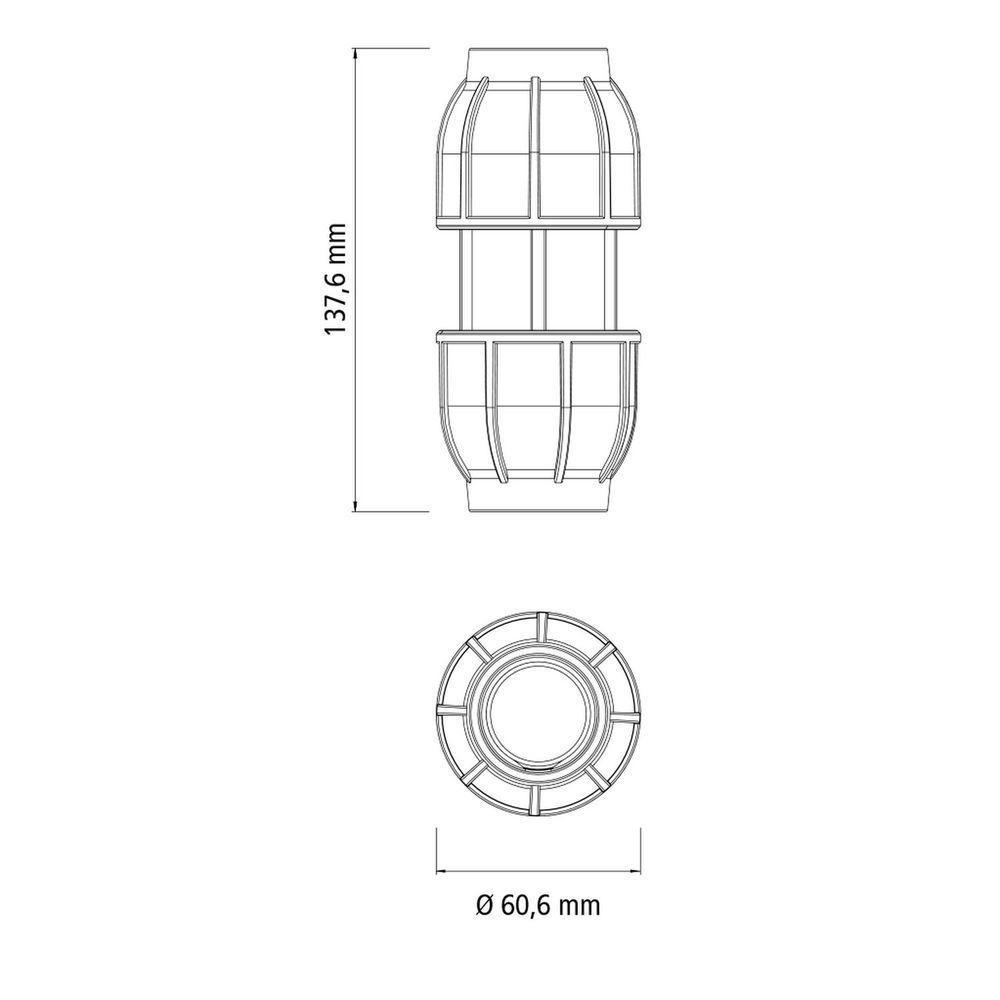 União De Compressão 32 Mm Tramontina Para Mangueiras De Pead Tramontina - 2