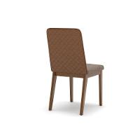 Cadeira De Cozinha Pietra Kit 2 Un Nature-courano Caramelo-linho Creme - Henn - 5