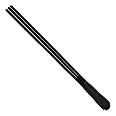 Baqueta De 3 Pontas Para Tamborim Preta De Plástico Resistente Instrumentos De Percussão