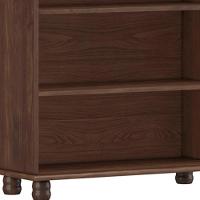 Estante Livreiro Multiuso 5 Prateleiras Madeira Maciça Lazuli F06 Café - Lyam Decor - 6