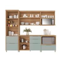 Cozinha Modulada Nesher Marquesa 5 Peças (2aéreos+2balcões+1paneleiro) C5p34 Nature-nesher - 6