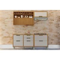 Cozinha Modulada Nesher Imperatriz 4 Peças (2aéreos+2balcões) C6p44 Freijo-off White-nesher - 1