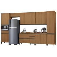 Cozinha Modulada Kappesberg Maxxi 9 Peças (3aéreos+2balcões+2paneleiros+2complementos) C9p47 Canela-kappesberg - 5