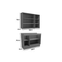 Cozinha Modulada Kappesberg Maxxi 3 Peças (1aéreo+1balcão+1complemento) C3p36 Canela-kappesberg - 3