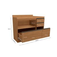 Cozinha Modulada Kappesberg Maxxi 2 Peças (1balcão+1complemento) C2p39 Canela-kappesberg - 2