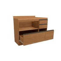 Cozinha Modulada Kappesberg Maxxi 2 Peças (1balcão+1complemento) C2p39 Canela-kappesberg - 3