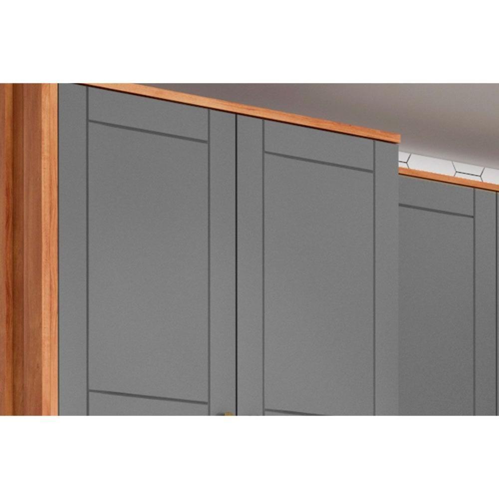 Cozinha Modulada Carraro Bella 9 Peças (3aéreos+3balcões+1torrequente+1ilha+1complemento) C9p199 Branco-carraro - 7