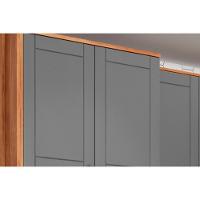 Cozinha Modulada Carraro Bella 9 Peças (3aéreos+3balcões+1torrequente+1ilha+1complemento) C9p199 Branco-carraro - 7