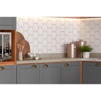 Cozinha Modulada Carraro Bella 9 Peças (3aéreos+3balcões+1torrequente+1ilha+1complemento) C9p200 Branco-carraro - 7