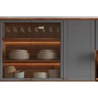 Cozinha Modulada Carraro Bella 6 Peças (2aéreos+2balcões+2paneleiros) C6p55 Branco-carraro - 3