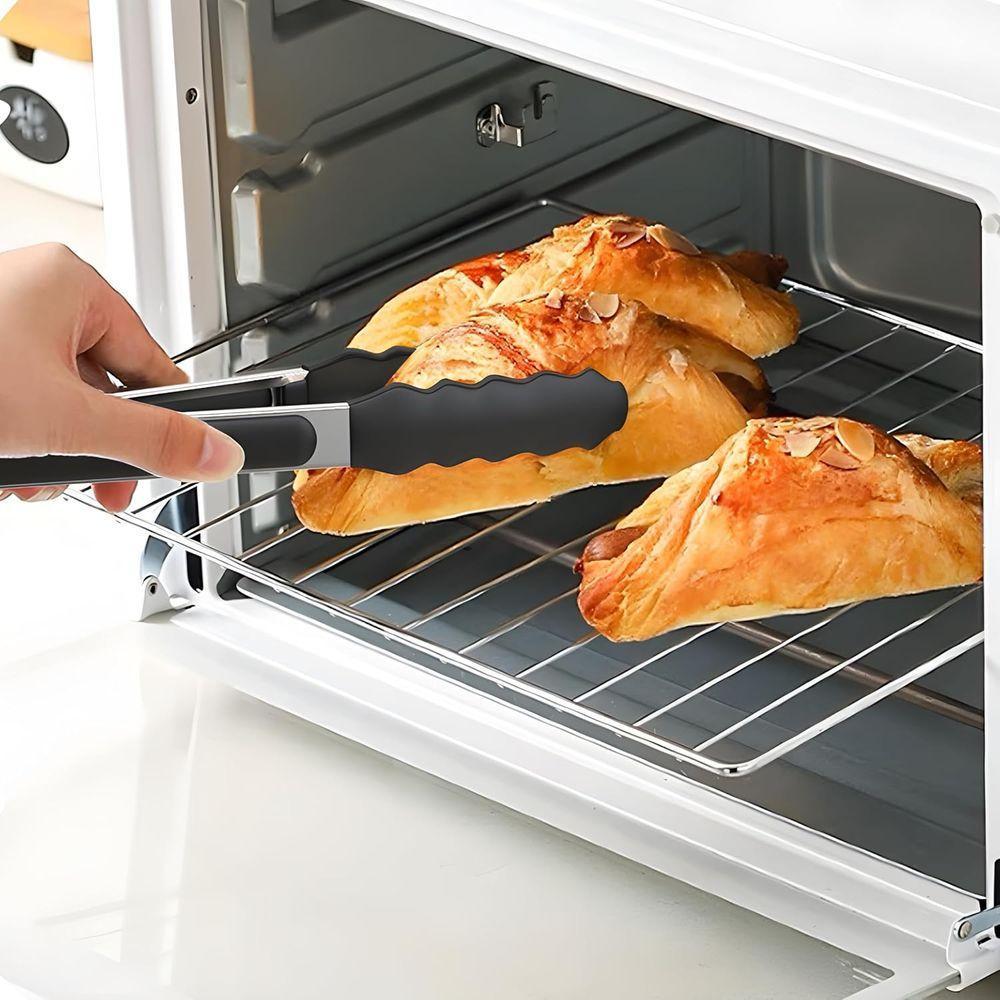 Conjunto De Utensílios De Cozinha, 12 Peças, Silicone, Revestimento Antiaderente - Preto - 4