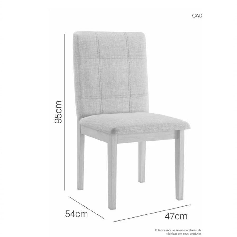 Mesa Robusta 1,60 6 Cadeiras ágata Jolie Jcm - Cinamomo-off - 7