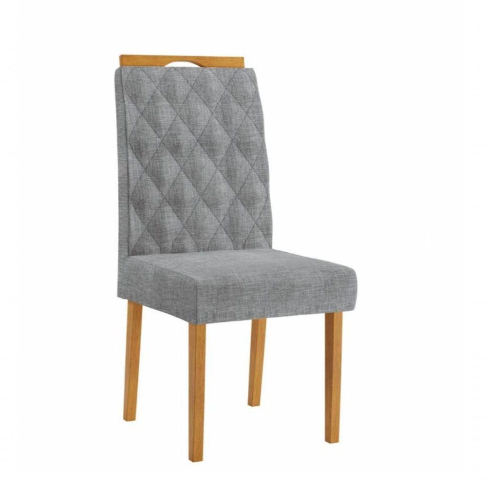 Mesa Robusta 1,60 6 Cadeiras Rubi Linho Jcm - Cinamomo - 4