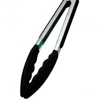 Kit 12 Utensílios De Cozinha Em Silicone E Cabo De Madeira - Preto - 2