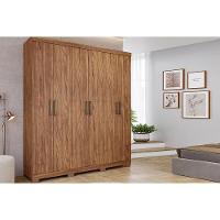 Guarda Roupa 6 Portas E 2 Gavetas C- Pés Milena Cinamomo - Panan - 1