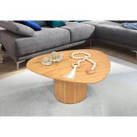 Mesa De Centro Treviso Com Base Redonda Amêndoa - 1