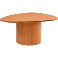 Mesa De Centro Treviso Com Base Redonda Amêndoa - 7