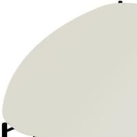 Mesa De Centro Para Sala De Estar Baixa Pés Industrial Preto Alef I03 Luna - Lyam Decor - 5