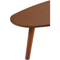 Mesa De Centro Imperial 0.92m Com Tripé Castanho