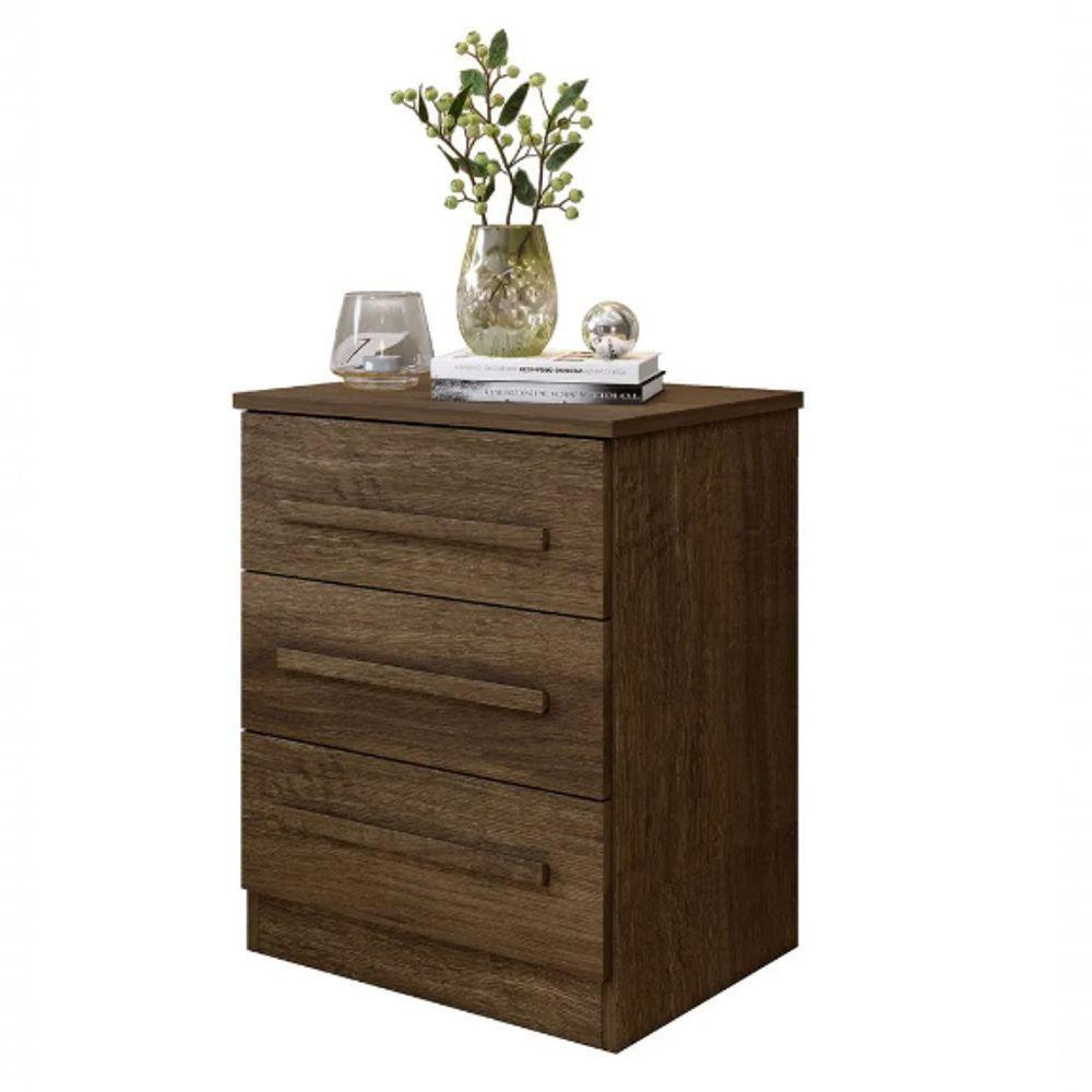 Mesa De Cabeceira Império Benetil Móveis - Imbuia - 2