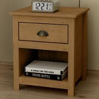 Mesa De Cabeceira 1 Gaveta Madeira Maciça Mazzaro F06 Freijó - Lyam Decor - 3