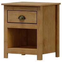 Mesa De Cabeceira 1 Gaveta Madeira Maciça Mazzaro F06 Freijó - Lyam Decor - 6