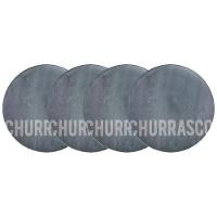 Kit Prato Raso Tramontina Churrasco Stone Em Porcelana 28 Cm 4 Peças - 1