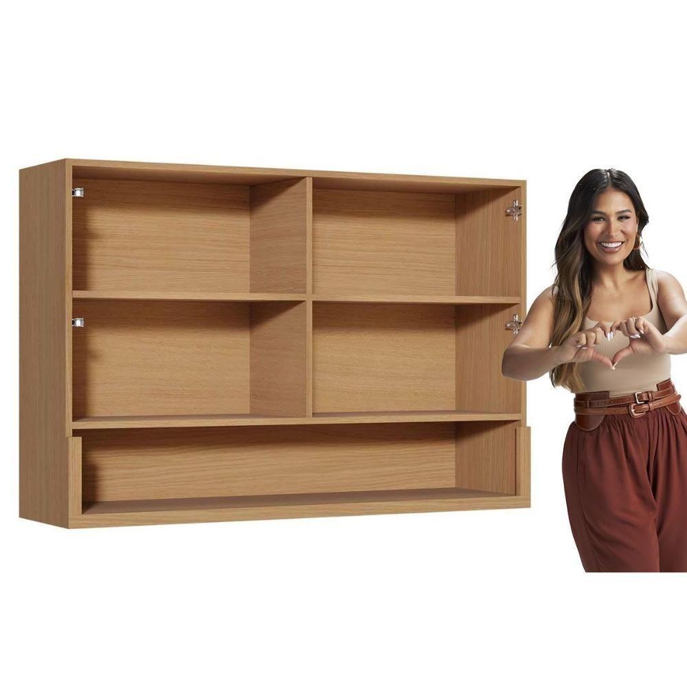 Cozinha Modulada Nesher Simone Mendes Armário Simone Mendes C- 2 Portas 120cm Carvalho-cinza - Nesher - 6