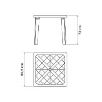 Mesa Eco Tramontina Sancho Em Polipropileno Preto - 3