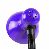 Luminária De Mesa Com Presilha Articulada Roxo Entrada E27 Bivolt Para Escritório - 5