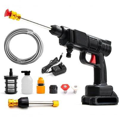 Lavadora Portátil Alta Pressão 1000w 2 Baterias 36v Sem Fio (preto)