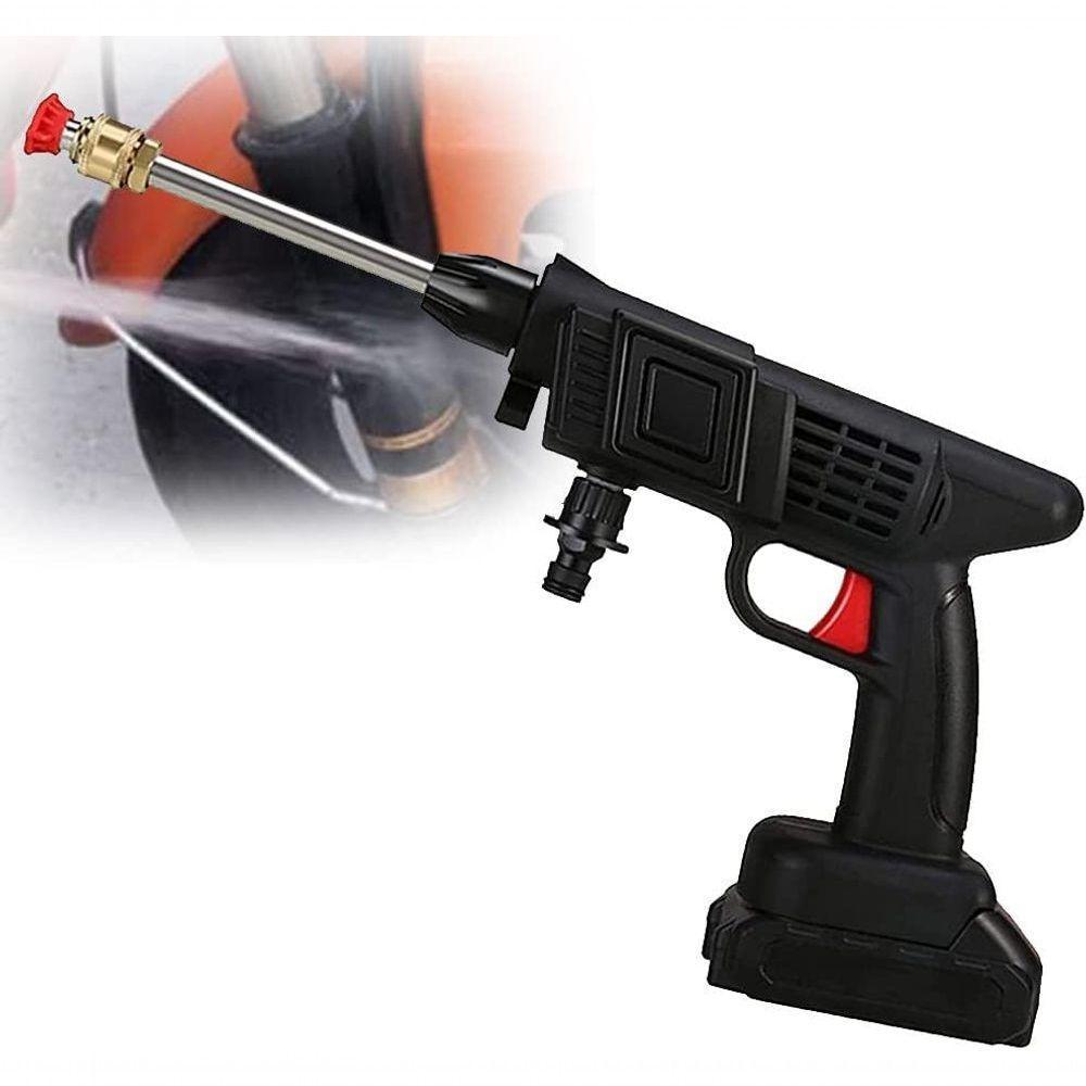 Lavadora De Alta Pressão Sem Fio P- Uso Doméstico Portátil C- Bocal Multifuncional E Mangueira - 1